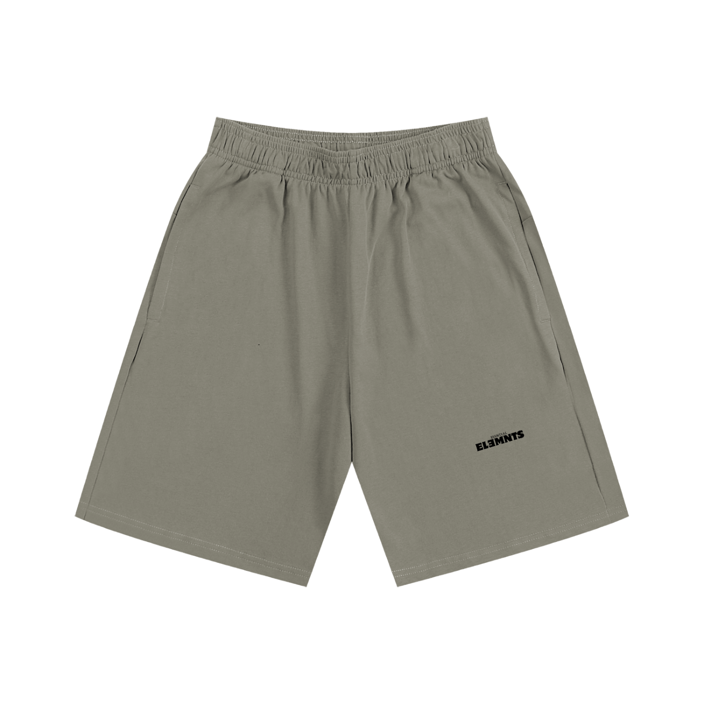 ESSNTIAL ELEMNTS Unisex 330G HW Cotton Shorts