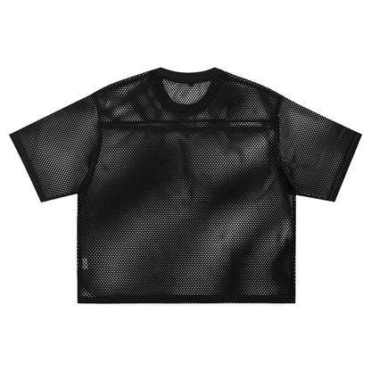 ESSNTIAL ELEMNTS Unisex 260G C-Thru Boxy Net Tee