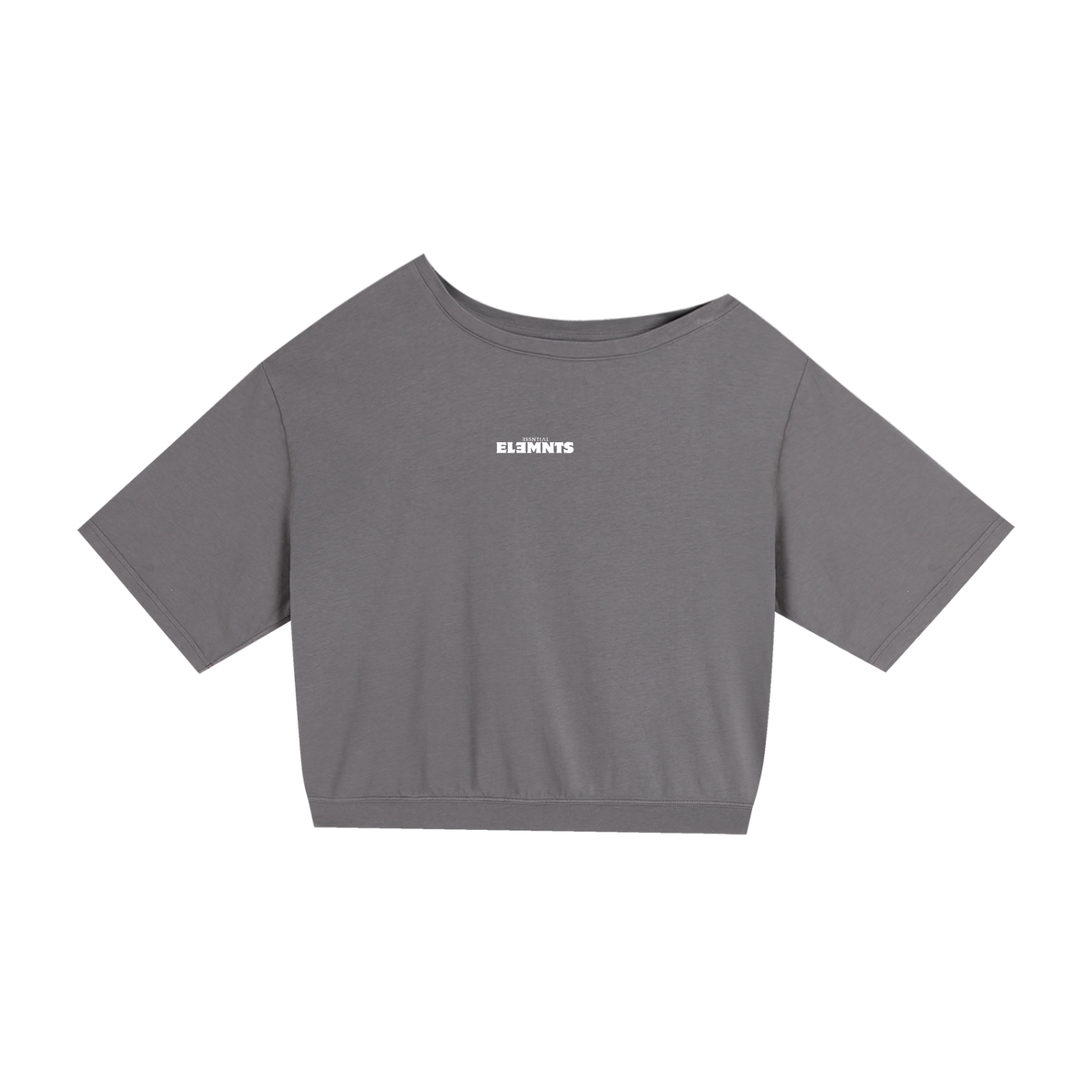 ESSNTIAL ELEMNTS Women's Asymmetric Shoulder OS Tee