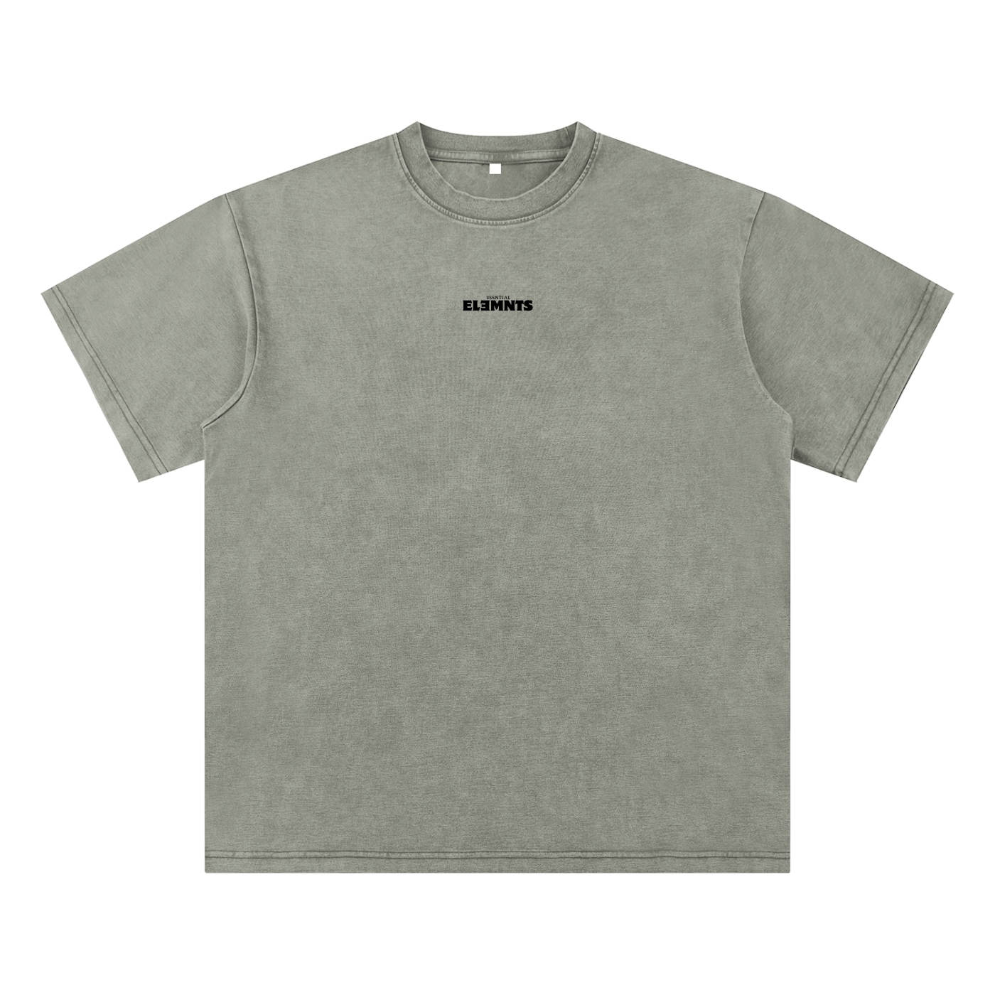ESSNTIAL ELEMNTS Unisex 245G Bamboo Slub Snow Washed Tee