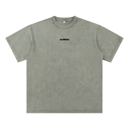 ESSNTIAL ELEMNTS Unisex 245G Bamboo Slub Snow Washed Tee