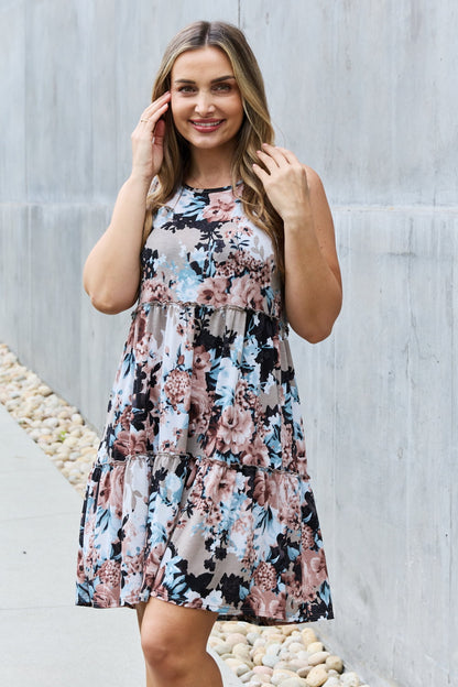 Heimish Fell in Love Full Size Floral Sleeveless Dress