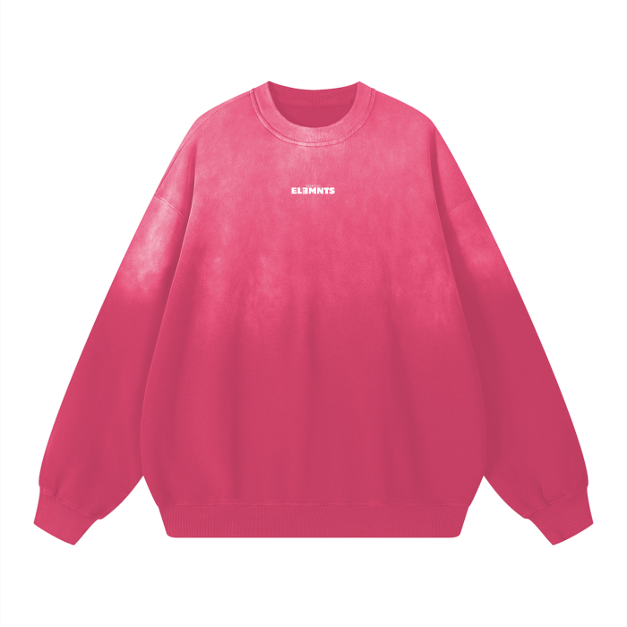 ESSNTIAL ELEMNTS Unisex 350G Handcrafted Faded Sweatshirt