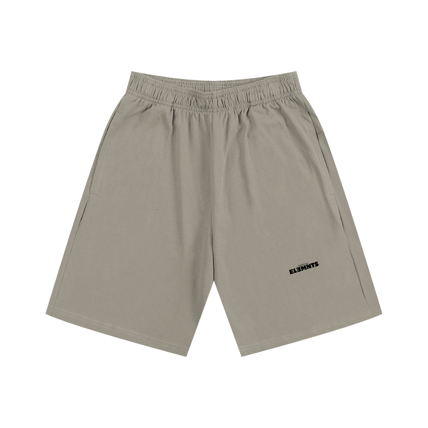 ESSNTIAL ELEMNTS Unisex 330G HW Cotton Shorts