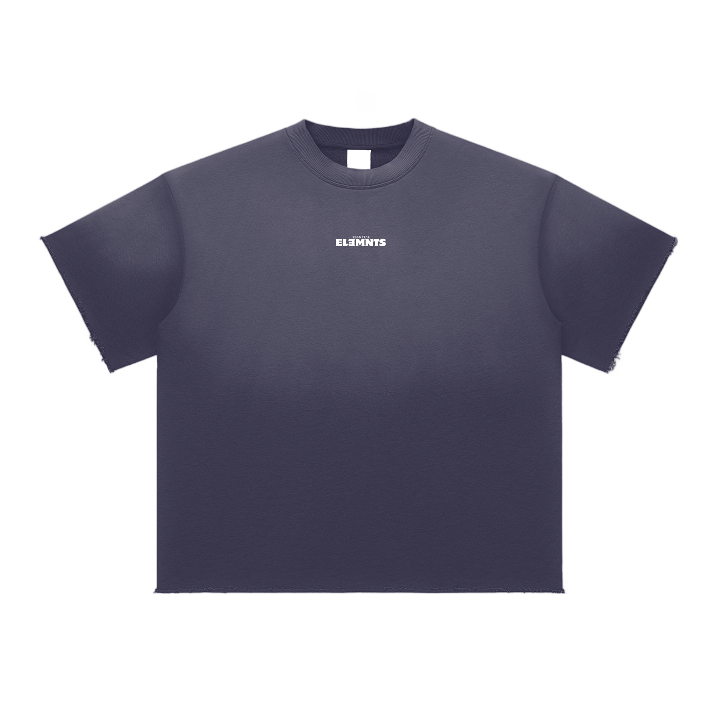 ESSNTIAL ELEMNTS Unisex 350G Sun Fade Raw Edge Tee
