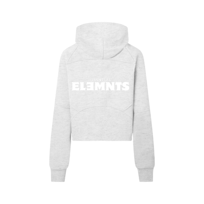 ESSNTIAL ELEMNTS Women's 320G Crop Street Hoodie