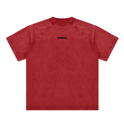 ESSNTIAL ELEMNTS 260G Vintage Washed Raglan Cotton Tee