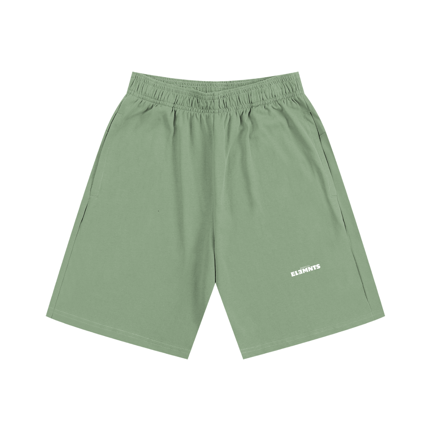 ESSNTIAL ELEMNTS Unisex 330G HW Cotton Shorts