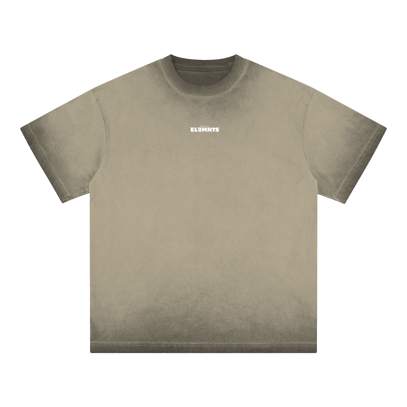 ESSNTIAL ELEMNTS Unisex 250G Reverse Dyed Tee