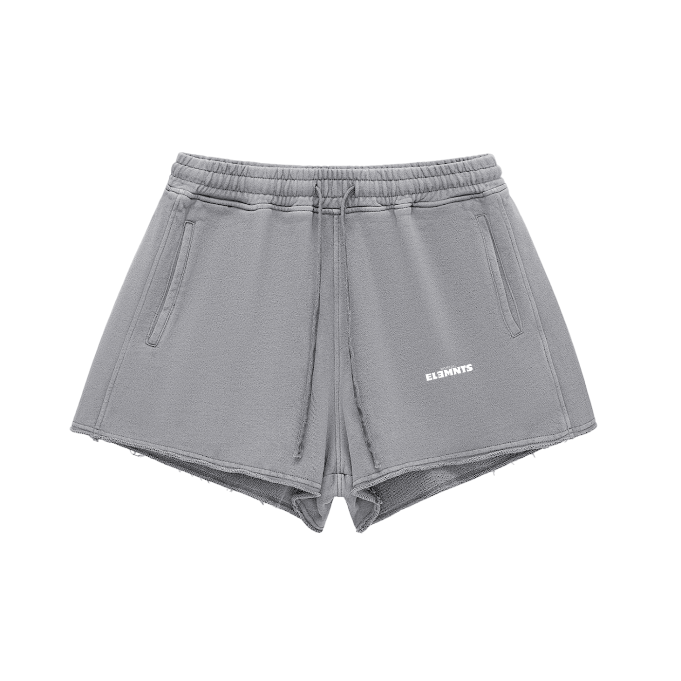 ESSNTIAL ELEMNTS 300G Women's Washed Raw Edge Shorts