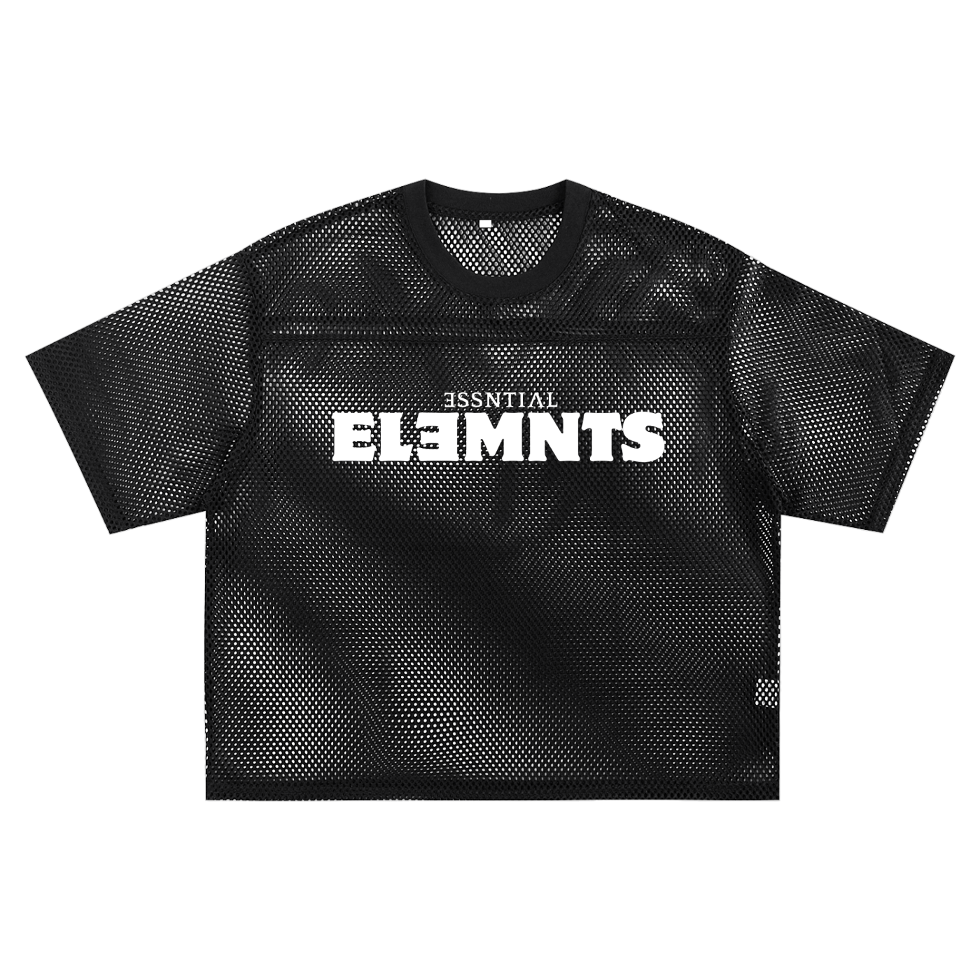 ESSNTIAL ELEMNTS Unisex 260G C-Thru Boxy Net Tee