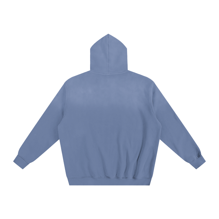 ESSNTIAL ELEMNTS Unisex 375G Faded Wash Fleece Hoodie