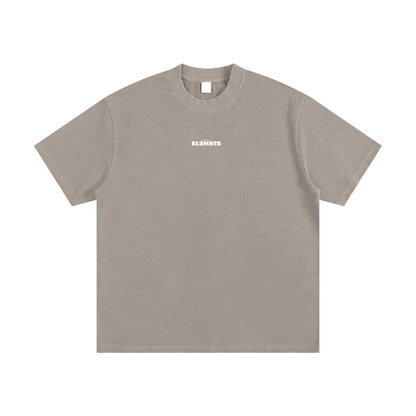 ESSNTIAL ELEMNTS Unisex 430G HW VT Washed Tee