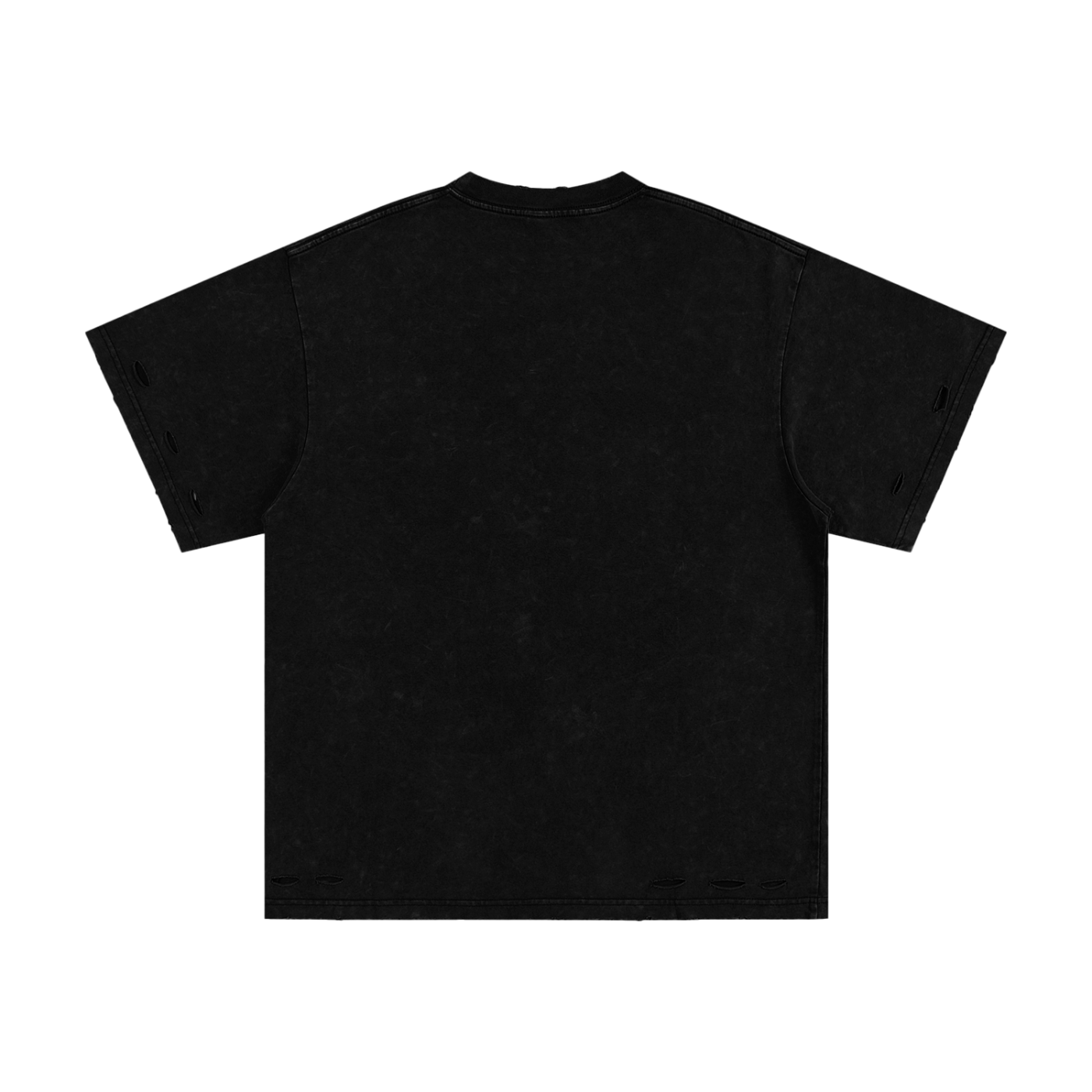 ESSNTIAL ELEMNTS Unisex 300G HW Washed Handfrayed Tee