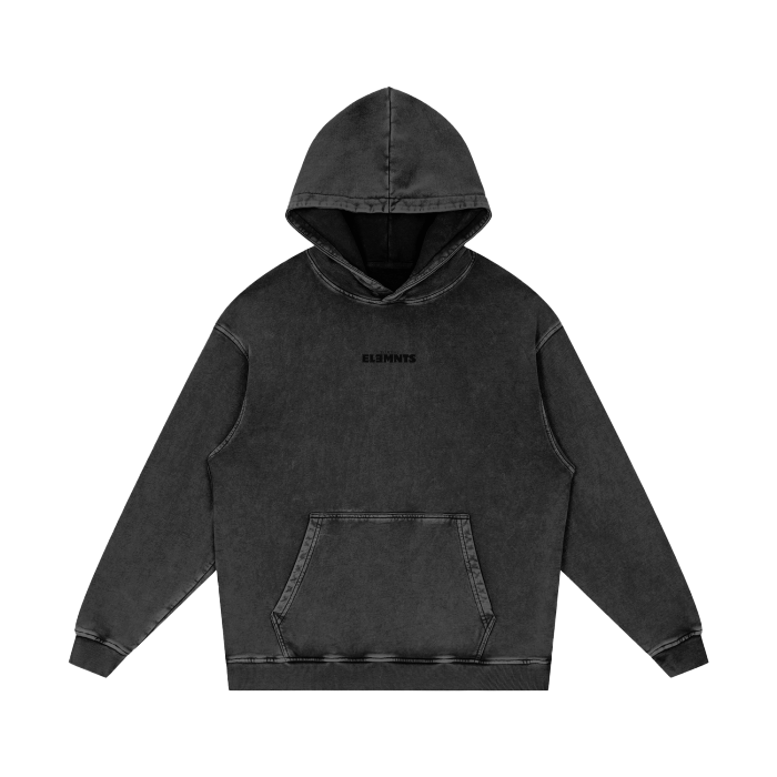 ESSNTIAL ELEMNTS Unisex 420G OS Acid Wash Hoodie