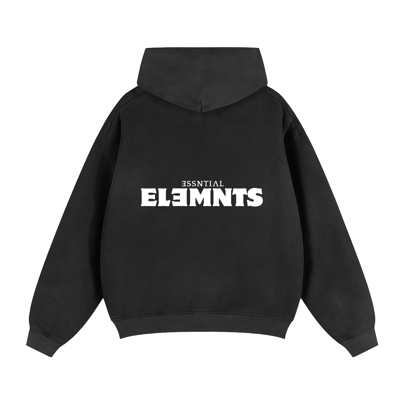 ESSNTIAL ELEMNTS Unisex 355G Faded Boxy Hoodie