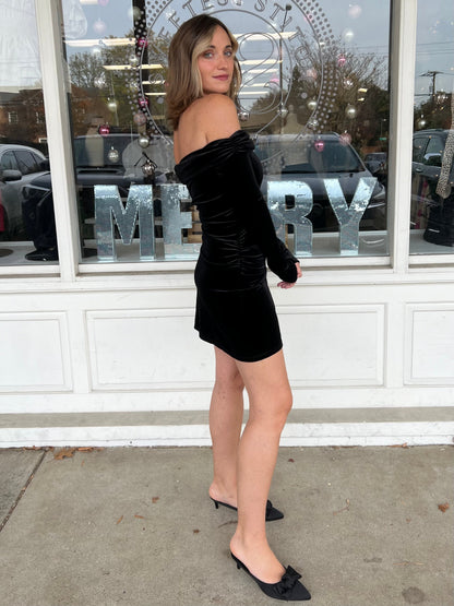 Ava Velvet Dress
