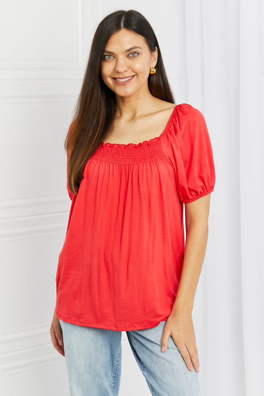 Celeste Springtime Full Size Loose Fit Tunic Top