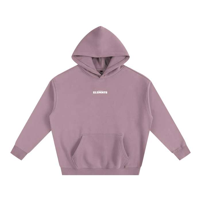 ESSNTIAL ELEMNTS Unisex 350G OS Solid Color Fleeced Hoodie