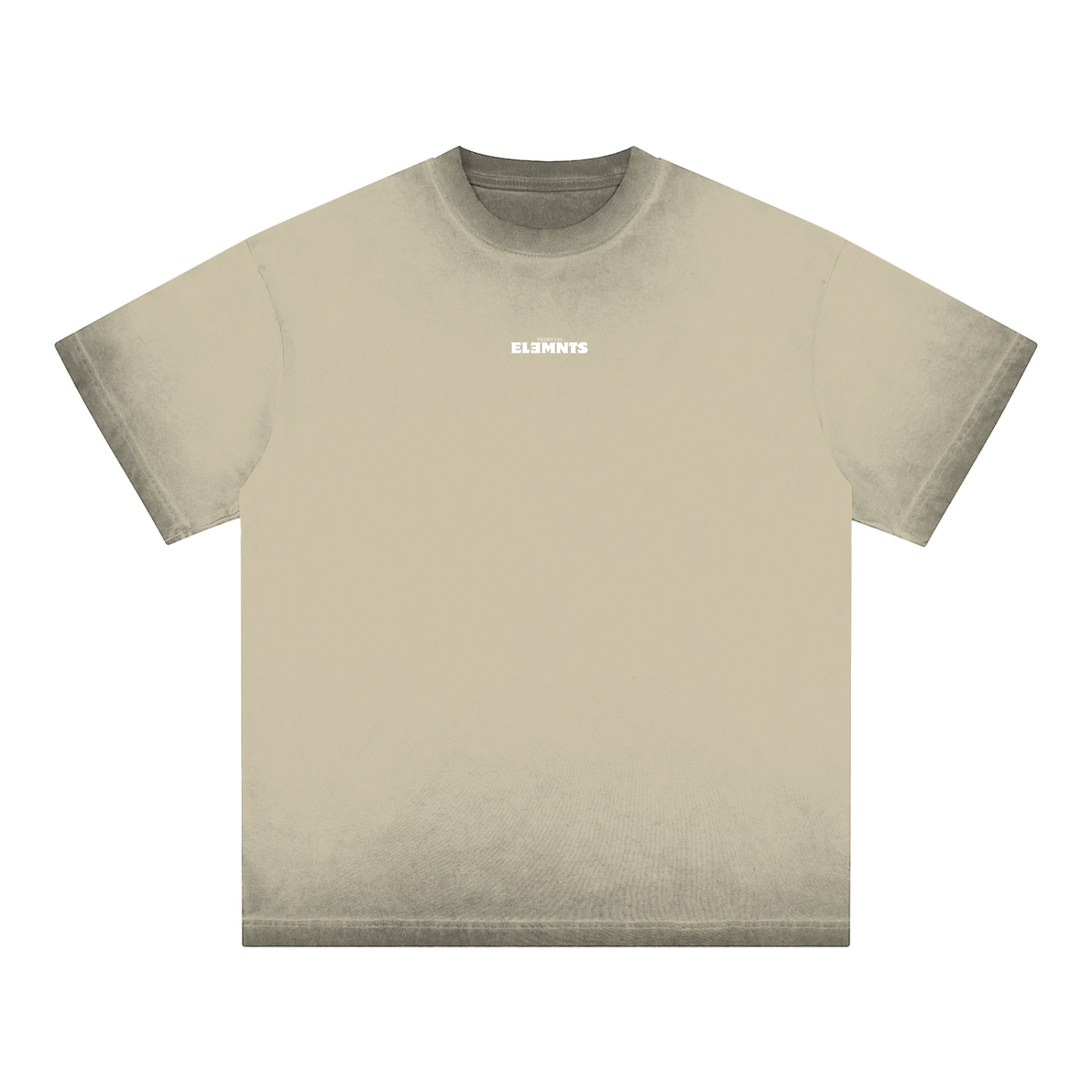 ESSNTIAL ELEMNTS Unisex 250G Reverse Dyed Tee