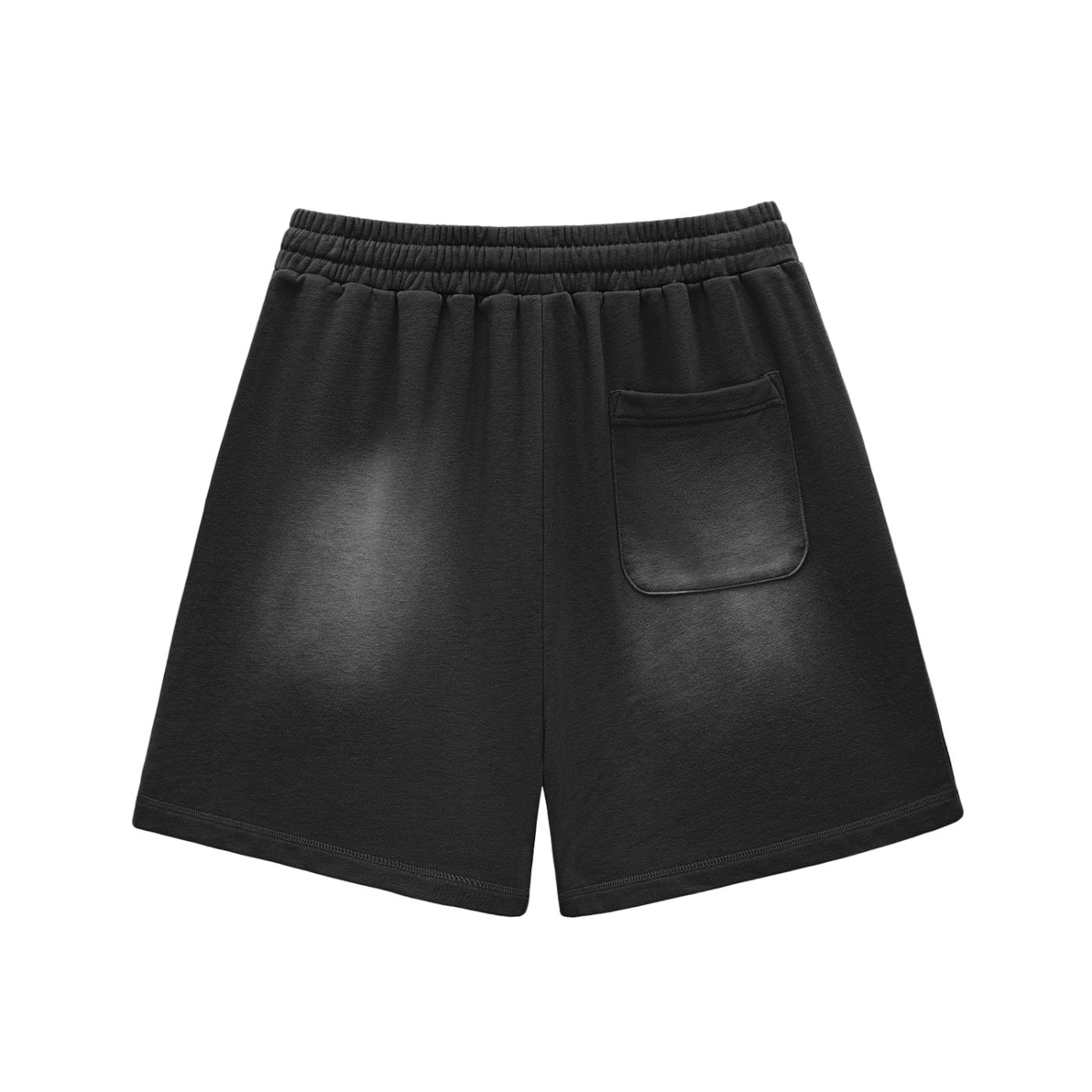 ESSNTIAL ELEMNTS Unisex 350G Sun Fade Raw Edge Shorts