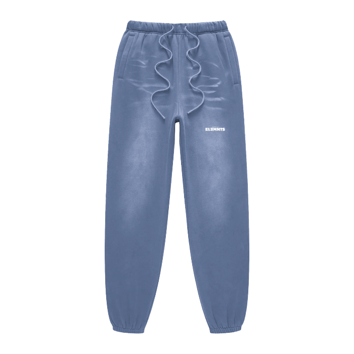 ESSNTIAL ELEMNTS Unisex 375G Faded Wash Fleece Joggers