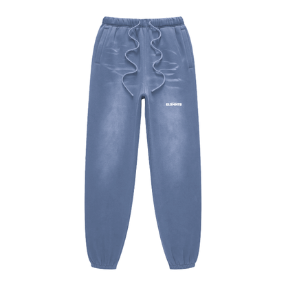 ESSNTIAL ELEMNTS Unisex 375G Faded Wash Fleece Joggers