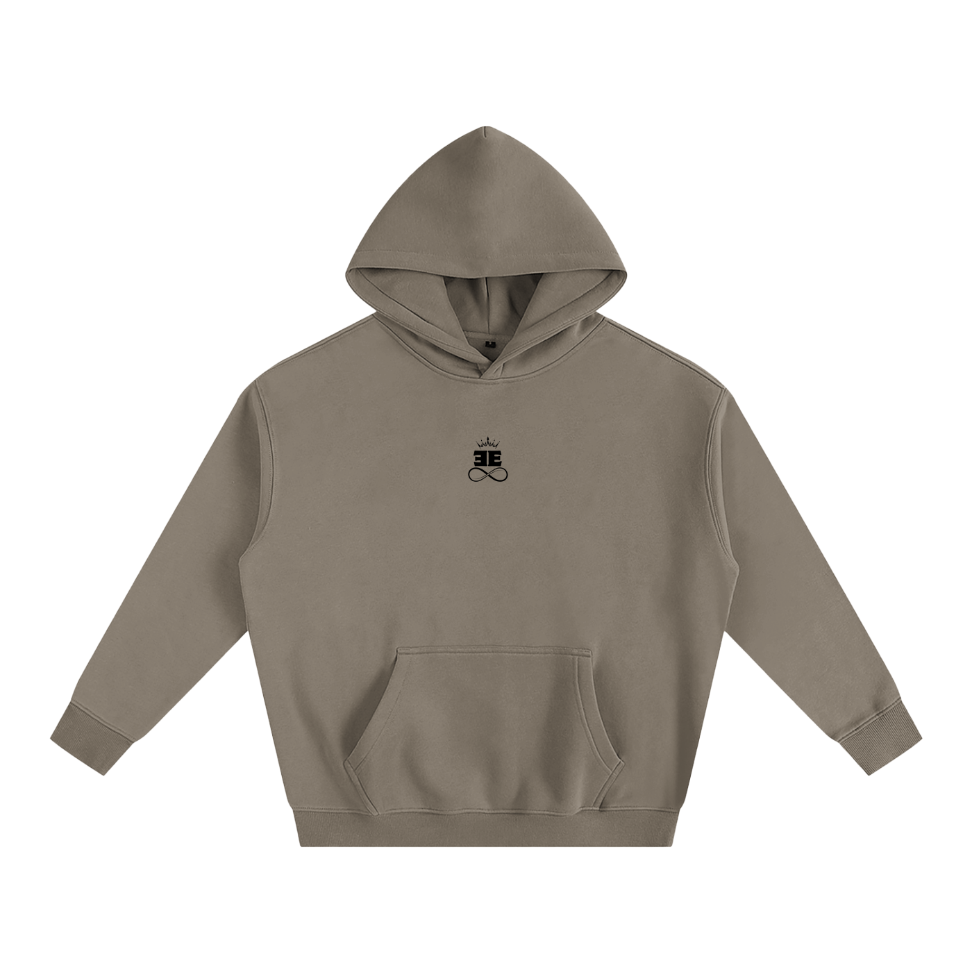 ESSNTIAL ELEMNTS Unisex 350G OS Solid Color Fleeced Hoodie