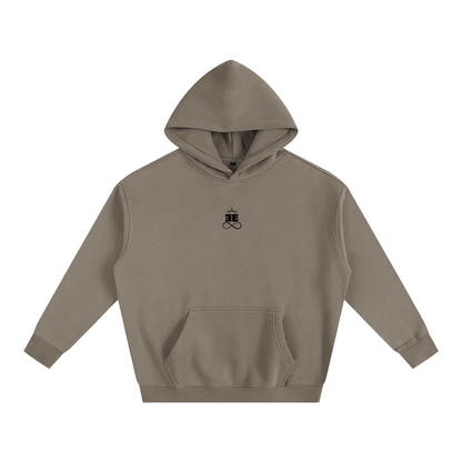 ESSNTIAL ELEMNTS Unisex 350G OS Solid Color Fleeced Hoodie
