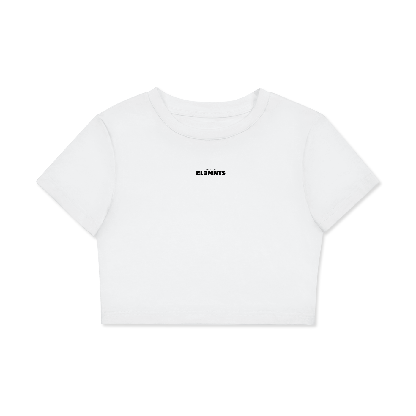 ESSNTIAL ELEMNTS 180G Women's Fitted Cropped Tee