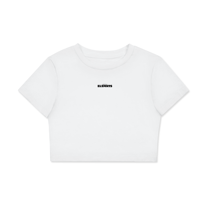 ESSNTIAL ELEMNTS 180G Women's Fitted Cropped Tee