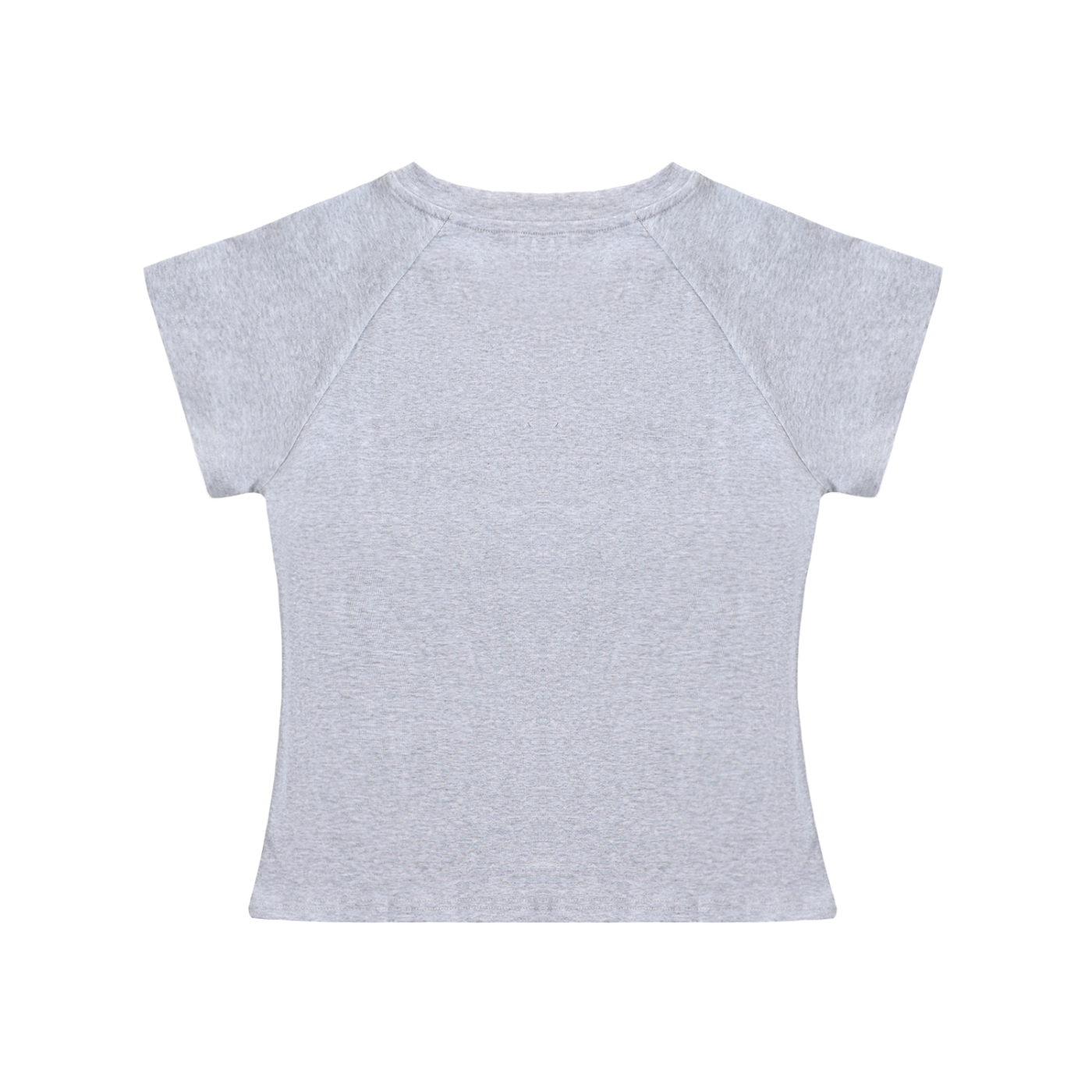 ESSNTIAL ELEMNTS Women’s 210G Solid Color Raglan Sleeve Crop Top