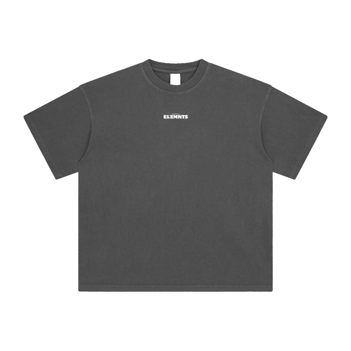 ESSNTIAL ELEMNTS Unisex DS Vintage Stone Wash Tee