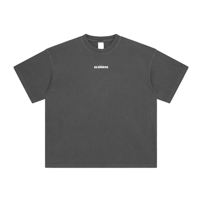ESSNTIAL ELEMNTS Unisex DS Vintage Stone Wash Tee