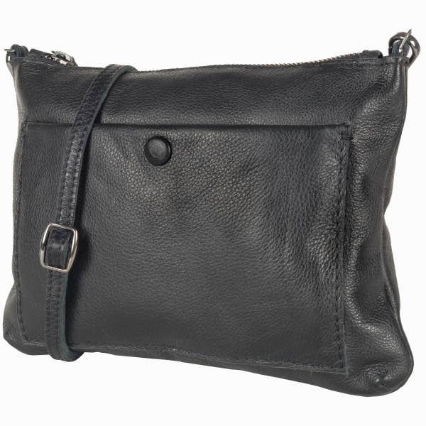 [MIA] SMALL CROSSBODY & CLUTCH | SUPER SOFT NAPPA LEATHER: TAN