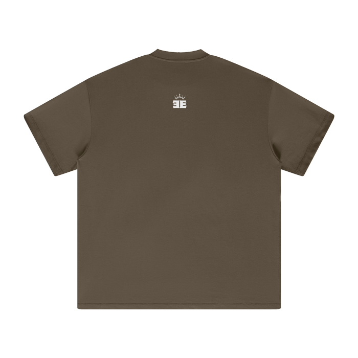 ESSNTIAL ELEMNTS Unisex Earth Tone Loose Fit Tee