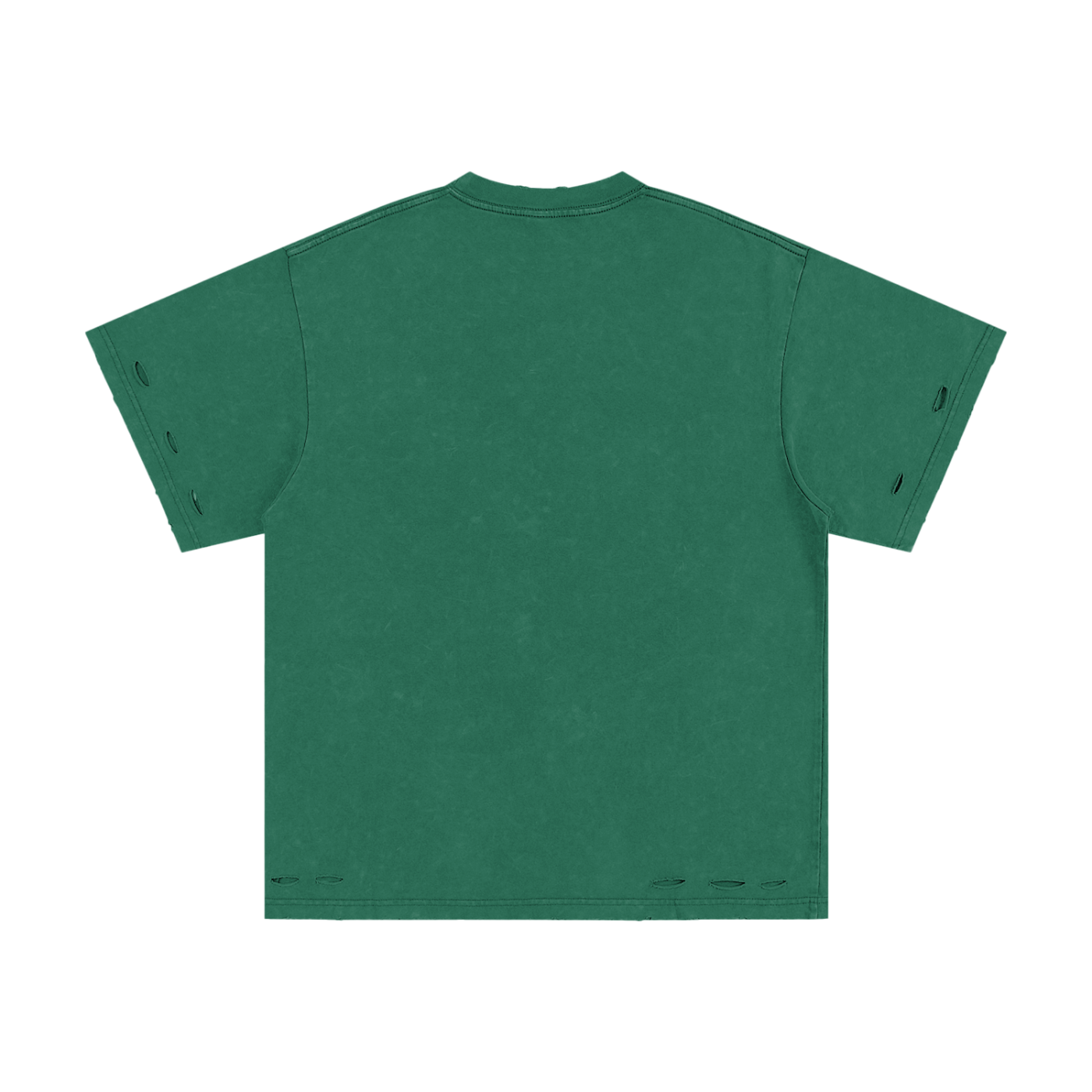 ESSNTIAL ELEMNTS Unisex 300G HW Washed Handfrayed Tee