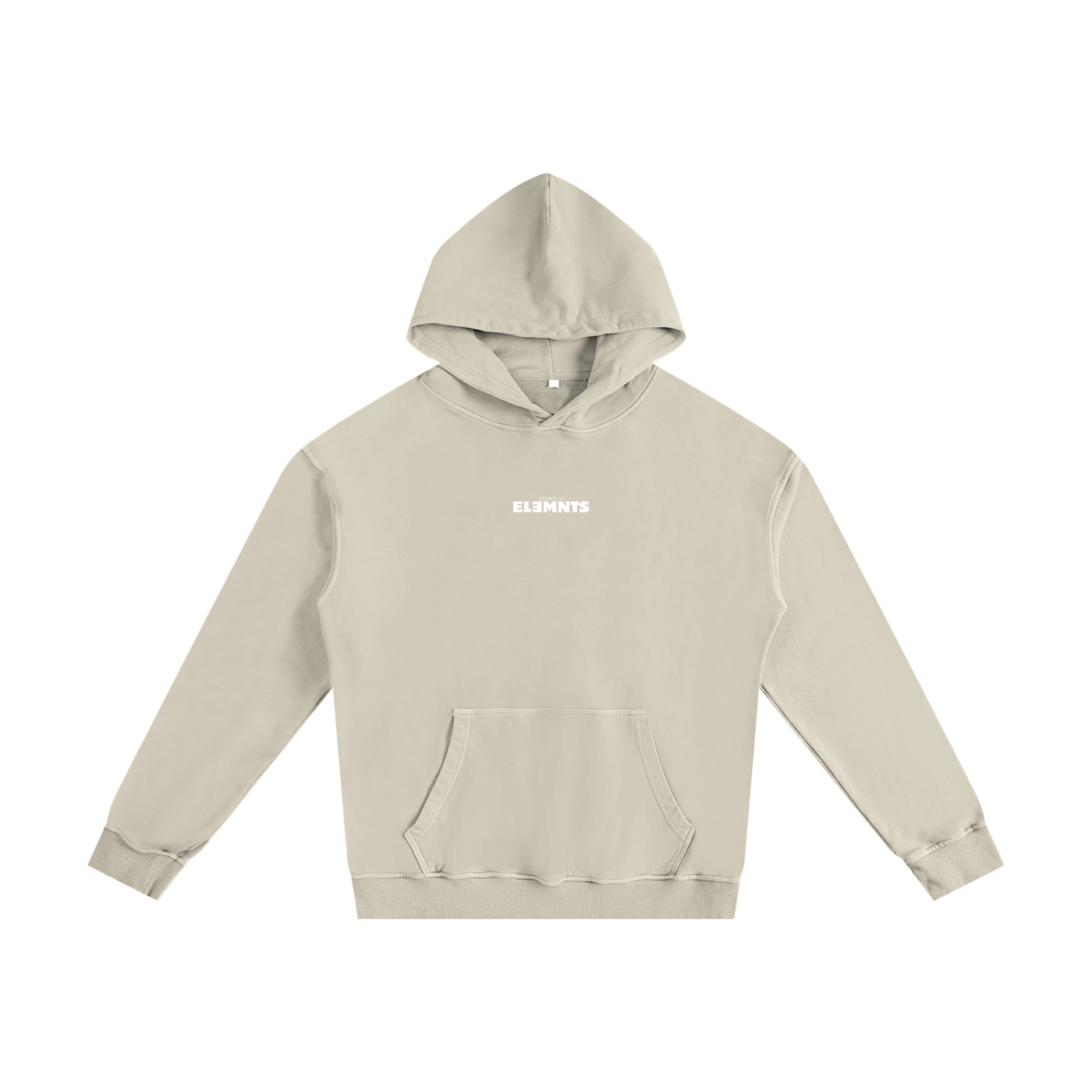 ESSNTIAL ELEMNTS Unisex 340G Eco Enzyme Washed Hoodie