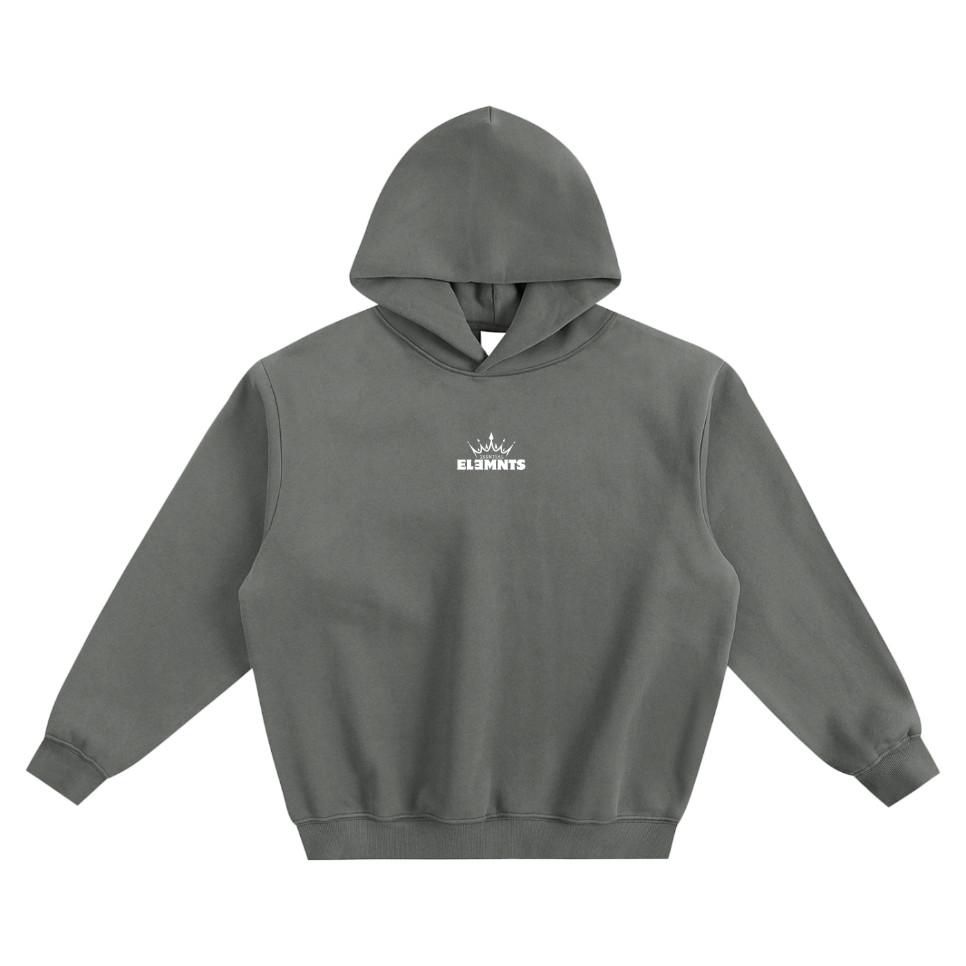 ESSNTIAL ELEMNTS Unisex 350G Fleeced Boxy Hoodie