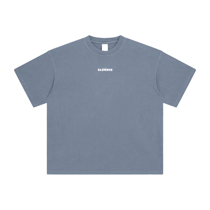 ESSNTIAL ELEMNTS Unisex DS Vintage Stone Wash Tee
