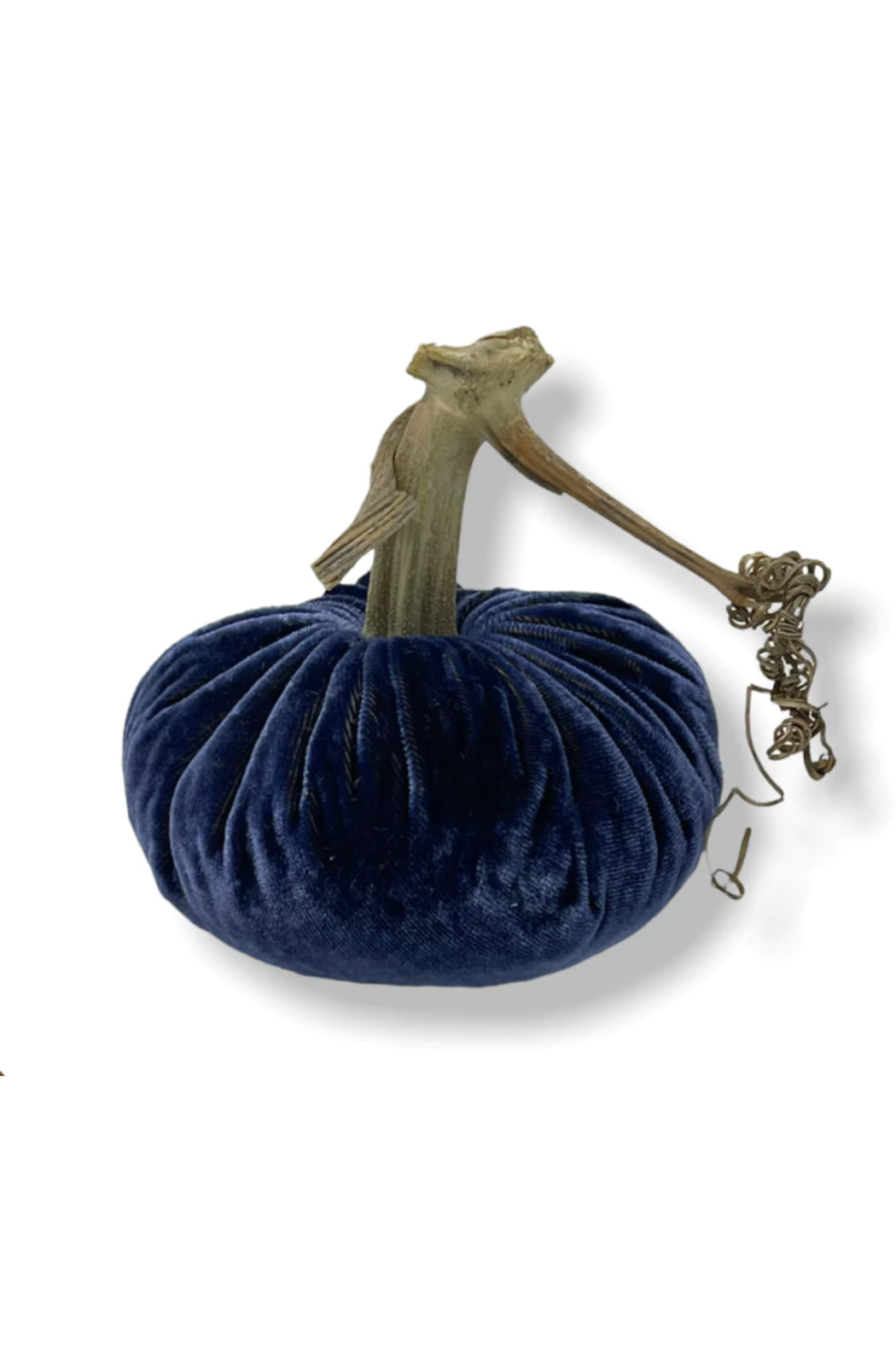 6" VELVET PUMPKIN