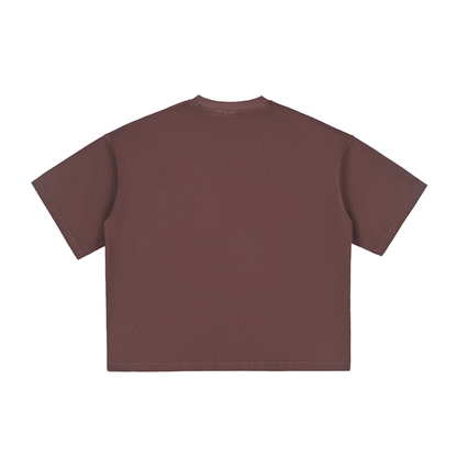 ESSNTIAL ELEMNTS Unisex 260G Vintage Washed Boxy Tee