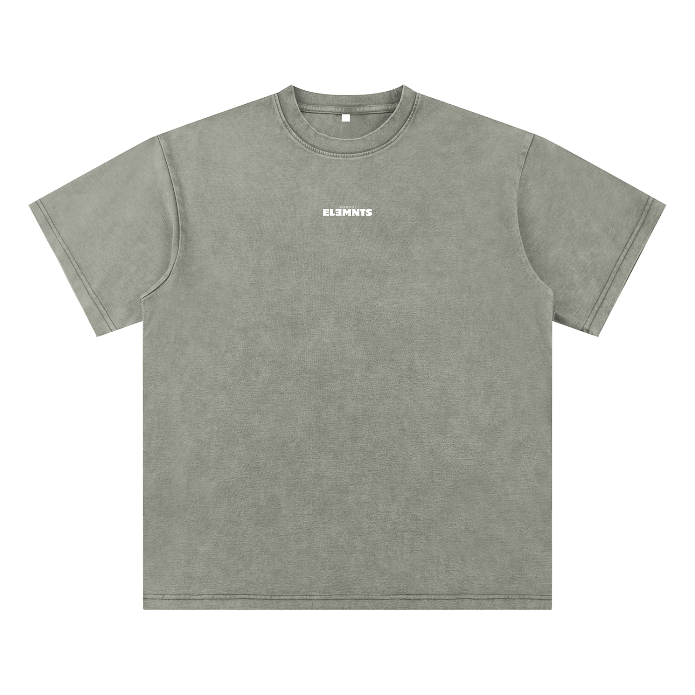 ESSNTIAL ELEMNTS Unisex 245G Bamboo Slub Snow Washed Tee