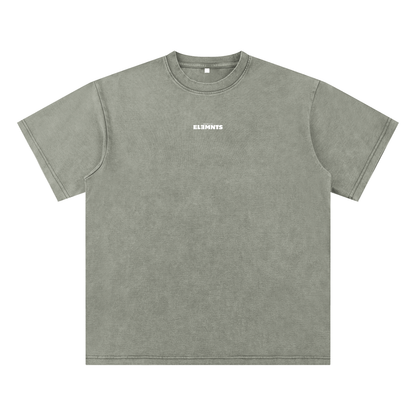 ESSNTIAL ELEMNTS Unisex 245G Bamboo Slub Snow Washed Tee