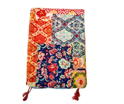 Multicolor Cotton/ Viscose Floral Scarf for women