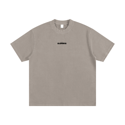 ESSNTIAL ELEMNTS Unisex 430G HW VT Washed Tee