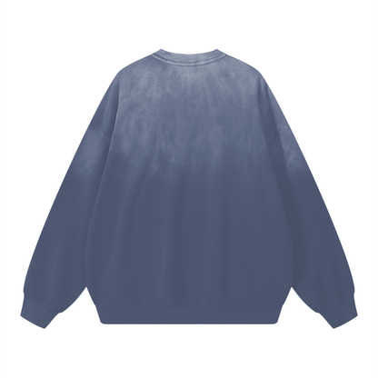 ESSNTIAL ELEMNTS Unisex 350G Handcrafted Faded Sweatshirt