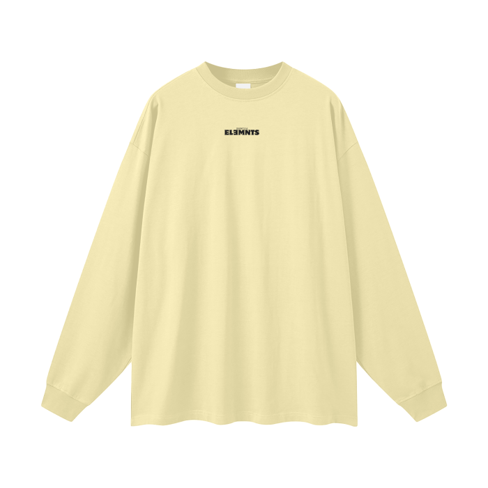 ESSNTIAL ELEMNTS Unisex 305G Long Sleeve Loose Tee