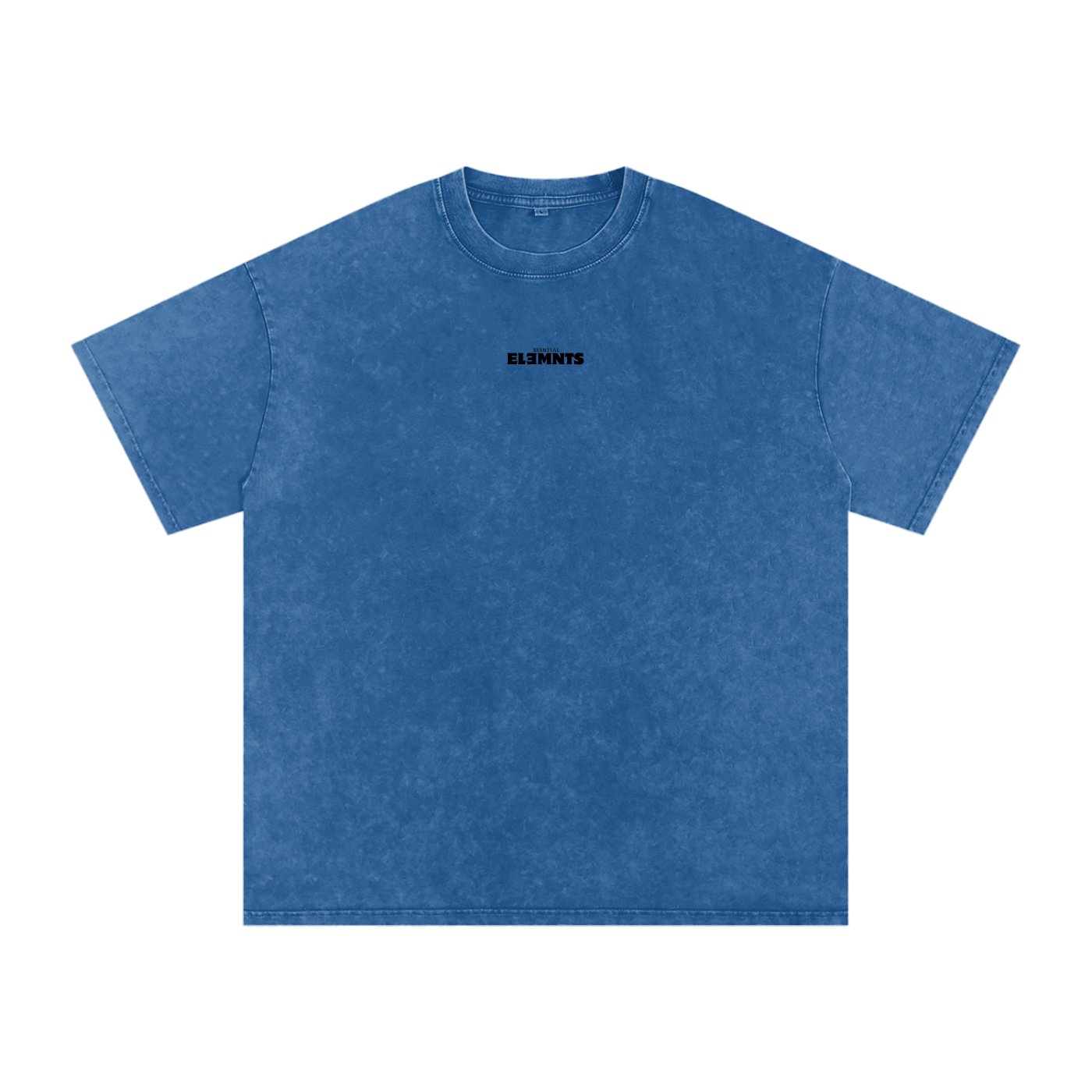 ESSNTIAL ELEMNTS Unisex 250G Acid Wash Oversize Tee