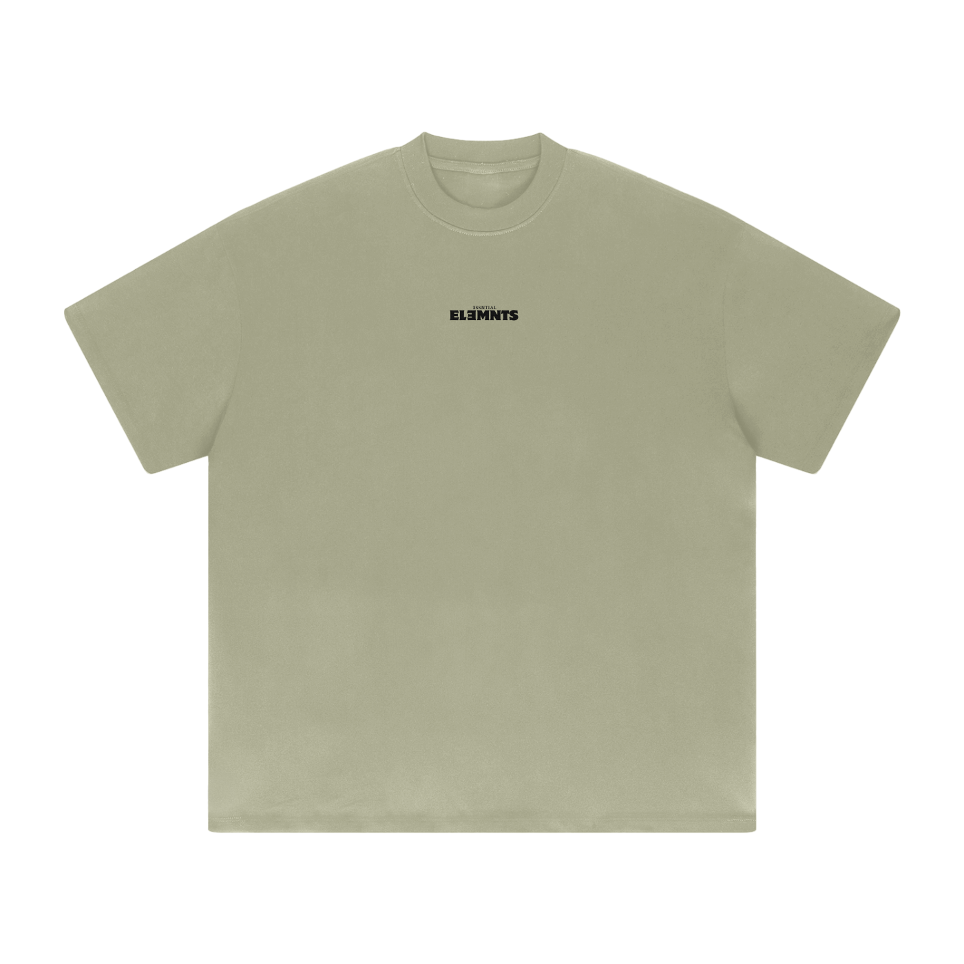ESSNTIAL ELEMNTS Unisex 425G HW Solid Color Loose Tee